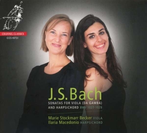 Bach J S - Sonatas For Viola (Da Gamba) And Ha in the group Externt_Lager /  at Bengans Skivbutik AB (4120147)