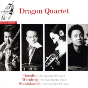 Alexander Borodin Dmitri Shostakov - Dragon Quartet: Borodin - Shostakov in the group Externt_Lager /  at Bengans Skivbutik AB (4120165)