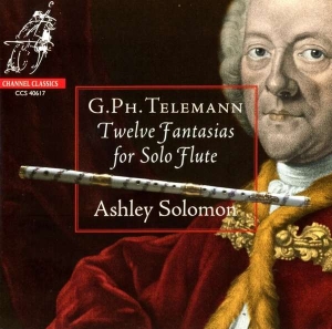 Telemann G P - Twelve Fantasias For Solo Flute in the group CD / Klassiskt at Bengans Skivbutik AB (4120308)