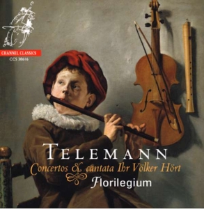 Telemann G P - Concertos & Cantata Ihr Völker Hört in the group Externt_Lager /  at Bengans Skivbutik AB (4120318)