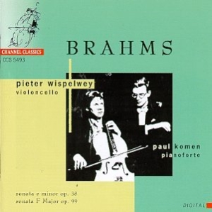 Brahms Johannes - Sonatas For Cello And Pianoforte in the group Externt_Lager /  at Bengans Skivbutik AB (4121237)