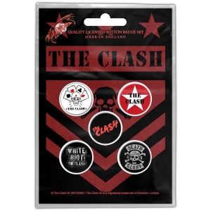 The Clash - London Calling Button Badge Pack in the group MERCHANDISE / Merch / Punk at Bengans Skivbutik AB (4122043)