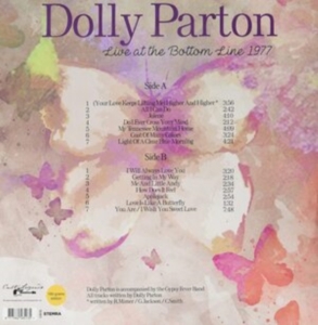 Parton Dolly - Live At The Bottom Line 1977 in the group Labels /  at Bengans Skivbutik AB (4127031)