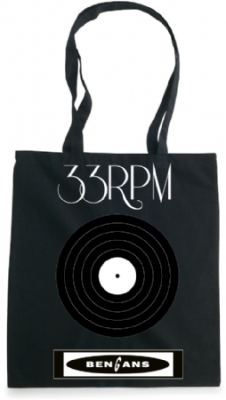 Bengans Tygpåse - 33 Rpm in the group OTHER / Bengans Official Merch at Bengans Skivbutik AB (4128984)