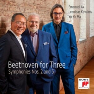 Yo-Yo Ma Leonidas Kavakos & Emanuel Ax - Beethoven For Three: Symphonies Nos. 2 And 5 in the group OTHER / Övrigt /  at Bengans Skivbutik AB (4129429)