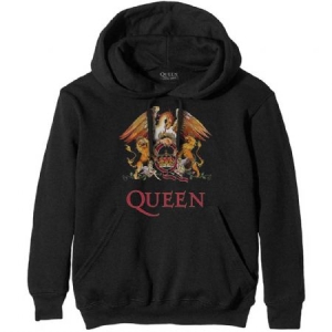 Queen - UNISEX PULLOVER HOODIE: CLASSIC CREST in the group OTHER / MK Test 1 at Bengans Skivbutik AB (4129715)