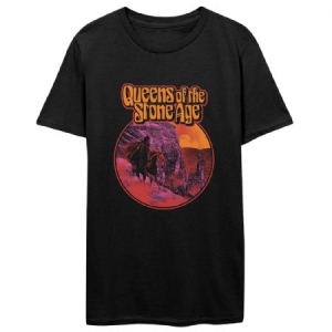 Queens Of The Stone Age - Queens Of The Stone Age Unisex T-Shirt : Hell Ride in the group OTHER / MK Test 5 at Bengans Skivbutik AB (4130295r)