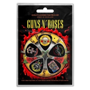 Guns N Roses - Guns N Roses Plectrum Pack : Bullet Logo in the group CDON - Exporterade Artiklar_Manuellt / Merch_CDON_exporterade at Bengans Skivbutik AB (4130342)