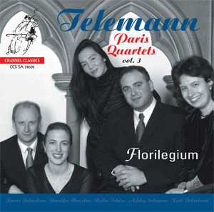 Telemann Georg Philipp - Paris Quartets, Vol. 3 in the group Externt_Lager /  at Bengans Skivbutik AB (4131603)