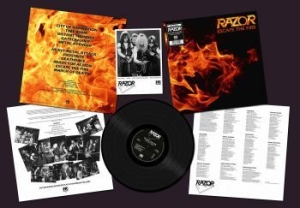 Razor - Escape The Fire (Black Vinyl Lp) in the group VINYL / Hårdrock/ Heavy metal at Bengans Skivbutik AB (4132270)