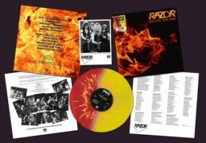 Razor - Escape The Fire (Fire Splatter Viny in the group VINYL / Hårdrock/ Heavy metal at Bengans Skivbutik AB (4132271)
