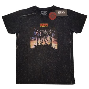 Kiss - Kiss Unisex Snow Wash T-Shirt : Destroyer in the group CDON - Exporterade Artiklar_Manuellt / T-shirts_CDON_Exporterade at Bengans Skivbutik AB (4140619r)