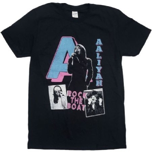 Aaliyah - Unisex T-shirt: Rock The Boat in the group MERCH / T-Shirt / Summer T-shirt 23 at Bengans Skivbutik AB (4141018r)