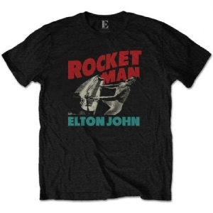 Elton John - Unisex T-Shirt: Rocketman Piano in the group CDON - Exporterade Artiklar_Manuellt / T-shirts_CDON_Exporterade at Bengans Skivbutik AB (4141090r)
