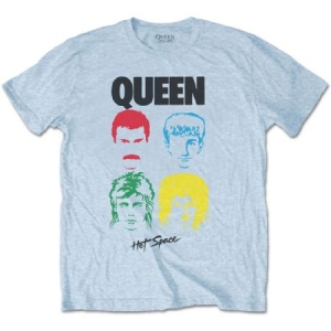 Queen - Unisex T-Shirt: Hot Space Album in the group MERCH / T-Shirt / Summer T-shirt 23 at Bengans Skivbutik AB (4141177r)