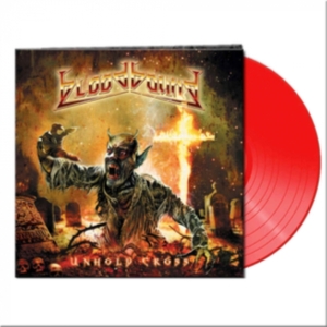 Bloodbound - Unholy Cross (Clear Red Vinyl) in the group Minishops / Bloodbound at Bengans Skivbutik AB (4141753)
