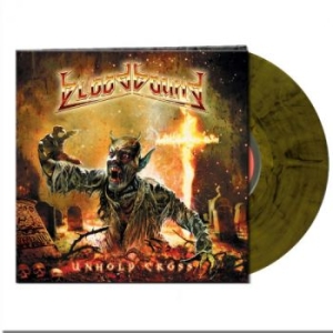 Bloodbound - Unholy Cross (Clear Yellow/Black Ma in the group Minishops / Bloodbound at Bengans Skivbutik AB (4141754)