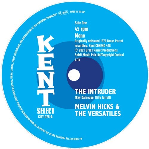 Melvin Hicks & The Versatiles / Pin - Intruder / Just Outside Of Lonely in the group VINYL / RNB, Disco & Soul at Bengans Skivbutik AB (4142421)