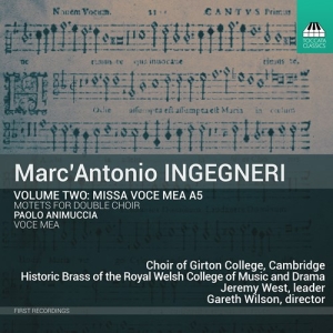 Ingegneri MarcâAntonio - Missa Voce Mea A5, Motets For Doubl in the group Externt_Lager /  at Bengans Skivbutik AB (4142825)