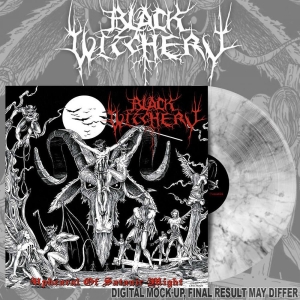 Black Witchery - Upheaval Of Satanic Might (White/Bl in the group VINYL / Hårdrock at Bengans Skivbutik AB (4143445)