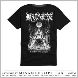 Kvaen - T/S Cauldron Of Plagues (M) in the group OTHER / Merchandise at Bengans Skivbutik AB (4145957)