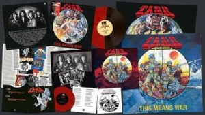 Tank - This Means War (Red/Black Vinyl Lp in the group VINYL / Hårdrock/ Heavy metal at Bengans Skivbutik AB (4147306)