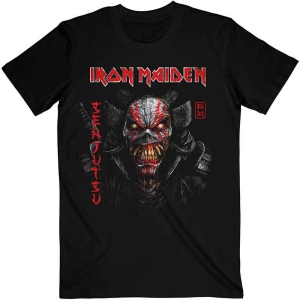 Iron Maiden - Senjutsu Back Cover Vertical Logo Uni Bl in the group MERCHANDISE / T-shirt / Hårdrock at Bengans Skivbutik AB (4153293r)