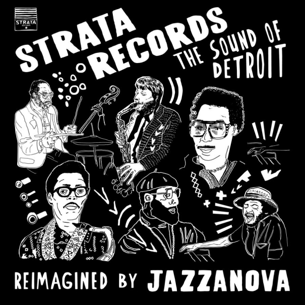 Jazzanova - Strata Records - The Sound Of Detro in the group VINYL / Bestsellers at Bengans Skivbutik AB (4156295)