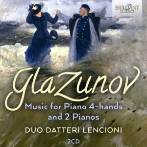 Glazunov Alexander Kostantinovich - Music For Piano 4-Hands & 2 Pianos in the group Externt_Lager /  at Bengans Skivbutik AB (4156881)