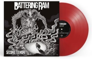 Battering Ram - Second To None (Transparent Red Vin in the group VINYL / Hårdrock,Svensk Folkmusik at Bengans Skivbutik AB (4159643)