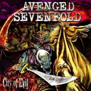 Avenged Sevenfold - City Of Evil (Transparent Red Vinyl in the group VINYL / New releases / Hardrock/ Heavy metal at Bengans Skivbutik AB (4163922)