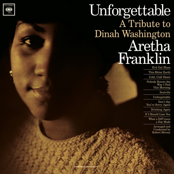 Aretha Franklin - Unforgettable - Tribute To Dinah Washington in the group VINYL / RNB, Disco & Soul at Bengans Skivbutik AB (4164877)