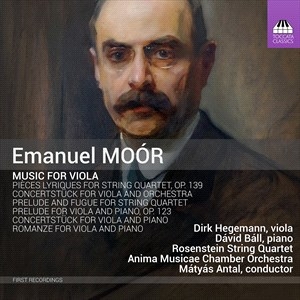 Moor Emanuel - Music For Viola in the group Externt_Lager /  at Bengans Skivbutik AB (4167500)
