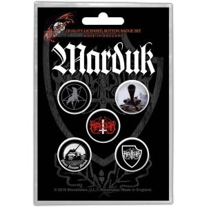 Marduk - Panzer Division Button Badge Pack in the group MERCHANDISE / Accessoarer / Hårdrock at Bengans Skivbutik AB (4168409)