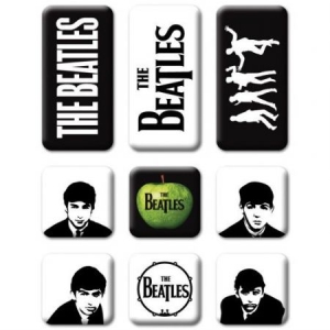 The Beatles - Classic Icons 9 Piece Set Magnet in the group Minishops / Beatles at Bengans Skivbutik AB (4168428)