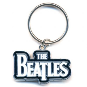 The Beatles - Drop T Logo White Keychain in the group OTHER / MK Export CDON Merch at Bengans Skivbutik AB (4168436)