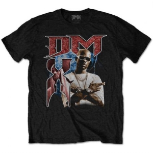 DMX - Unisex T-Shirt: Bootleg Red in the group CDON - Exporterade Artiklar_Manuellt / T-shirts_CDON_Exporterade at Bengans Skivbutik AB (4168490r)