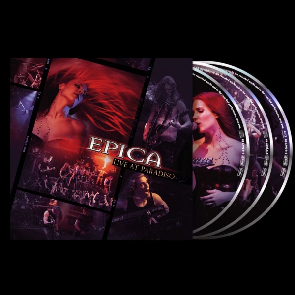 Epica - Live At Paradiso (2CD , BluRay) in the group CD / Bestsellers at Bengans Skivbutik AB (4171691)