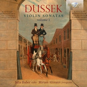 Dussek Johann Ladislaus - 25 Violin Sonatas, Vol. 1 in the group Externt_Lager /  at Bengans Skivbutik AB (4171921)
