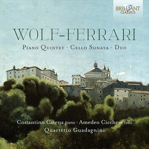 Wolf-Ferrari Ermanno - Quartet, Op.6 Sonata, Op.30 Duo, in the group Externt_Lager /  at Bengans Skivbutik AB (4171924)