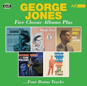 George Jones - Five Classic Albums Plus in the group CD / Country at Bengans Skivbutik AB (4174090)