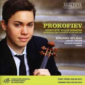 Beilman Benjamin - Prokofiev: Complete Violin Sonatas in the group Externt_Lager /  at Bengans Skivbutik AB (4175412)