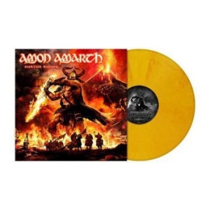 Amon Amarth - Surtur Rising (Sun Yellow Marbled in the group VINYL / Hårdrock,Svensk Folkmusik at Bengans Skivbutik AB (4176235)