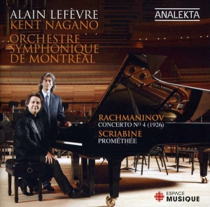 Lefèvre Alain Orchestre Symphoniq - Rachmaninov: Piano Concerto No. 4 in the group Externt_Lager / at Bengans Skivbutik AB (4178144)