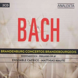 Ensemble Caprice - J.S. Bach: Brandenburg Concertos in the group CD / Klassiskt at Bengans Skivbutik AB (4178165)