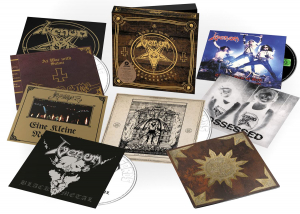 Venom - In Nomine Satanas (Cd Box Set) in the group MUSIK / DVD+CD / Rock at Bengans Skivbutik AB (4181651)