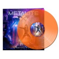 Metalite - A Virtual World (Clear Orange Vinyl in the group VINYL / Hårdrock at Bengans Skivbutik AB (4182116)