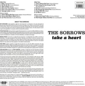 Sorrows - Take A Heart in the group VINYL / Pop-Rock at Bengans Skivbutik AB (4183099)