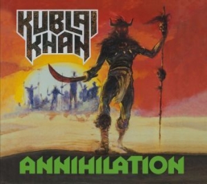 Kublai Khan - Annihilation (Orange Vinyl Lp) in the group VINYL / Hårdrock/ Heavy metal at Bengans Skivbutik AB (4185199)