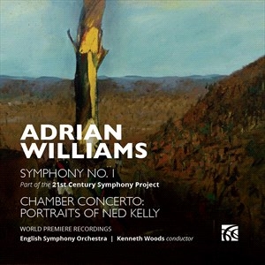 Williams Adrian - Symphony No. 1 & Chamber Concerto: in the group CD / Klassiskt at Bengans Skivbutik AB (4187370)